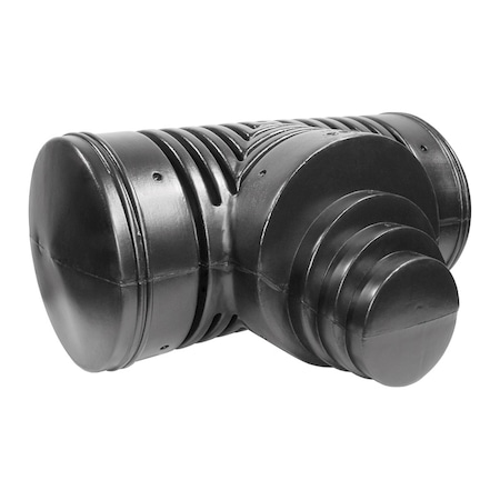 B & K Advance Drainage Systems 6 in. Snap X 6 in. D Snap Polyethylene 16 in. Tee 1 pk 0644AA